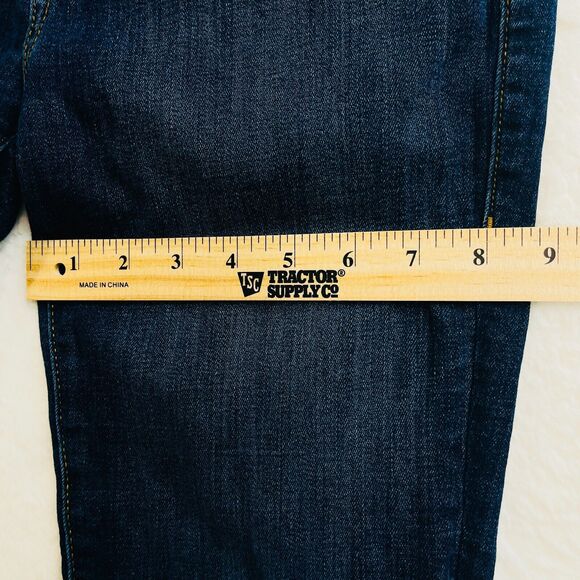 True Religion Halle Mid Rise Super Skinny Jeans Womens Size 27 Dark Wash Stretch - Picture 8 of 16